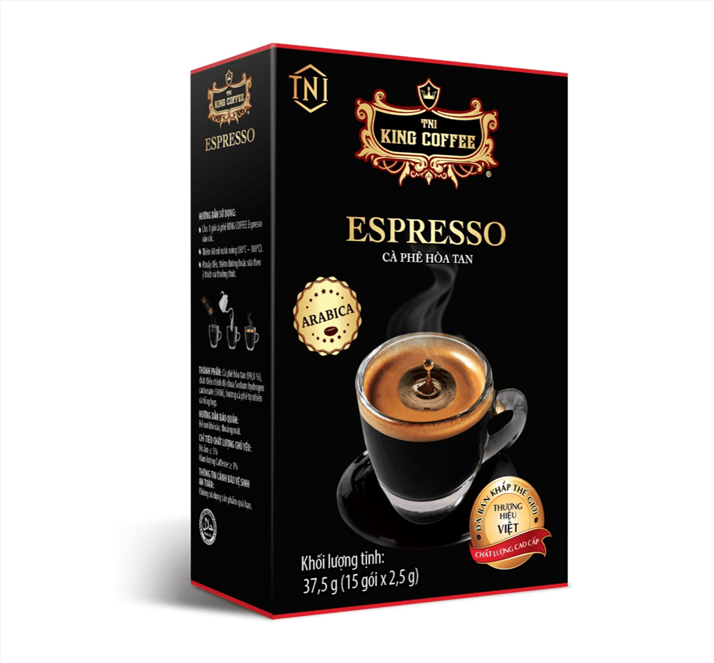 Cà phê hòa tan Espresso - Hộp 37.5 g (15 gói x 2.5 g)