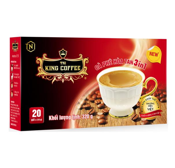 Мгновенный кофе King Coffee 3в1 - Коробка 20 пакетиков (E/E)