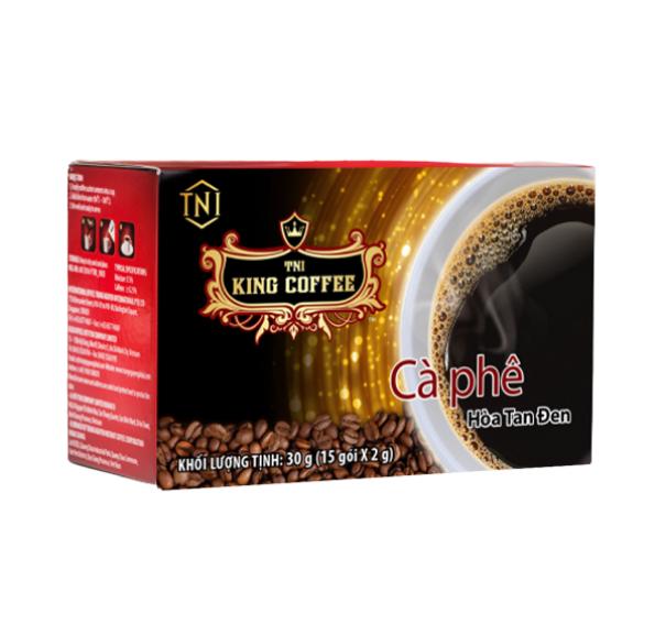 Мгновенный кофе King Coffee Pure Black - Коробка 15 пакетиков x 2 г (V/V)