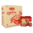 King coffee Cappuccino Hazelnut - Box 12 sticks x 20gr - box + sticks + carton