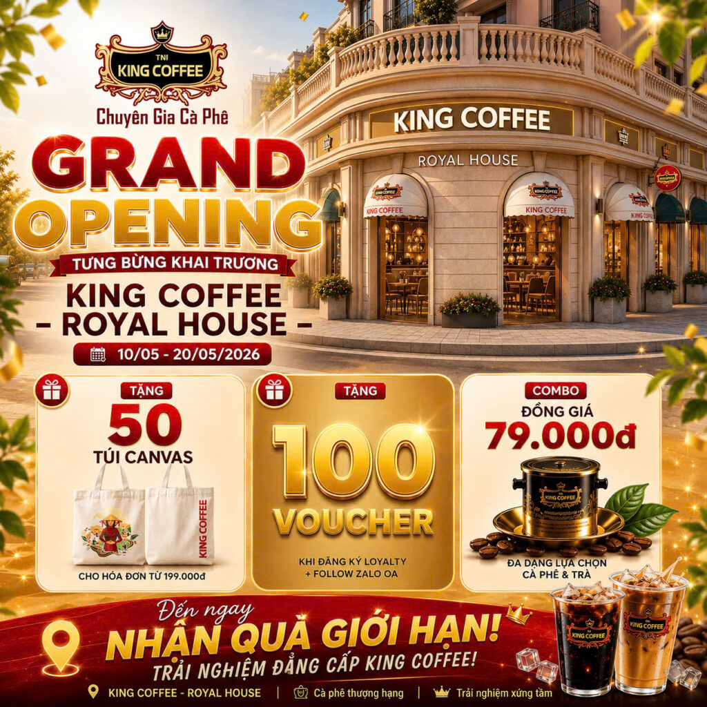 Chương trình khuyến mại khai trương Royal House