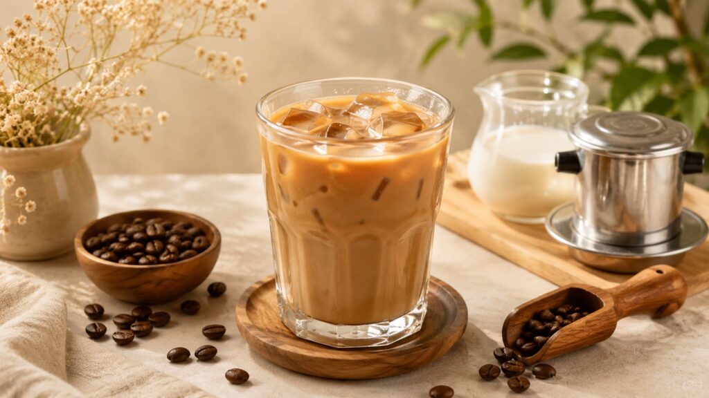 cách pha cà phê sữa