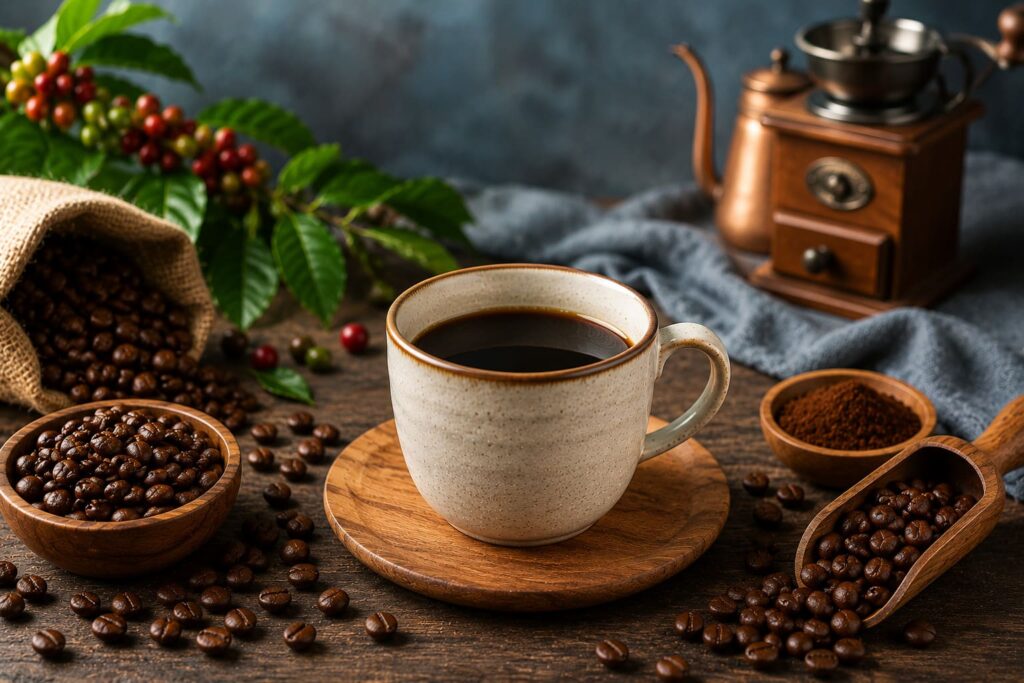 cách pha cafe robusta
