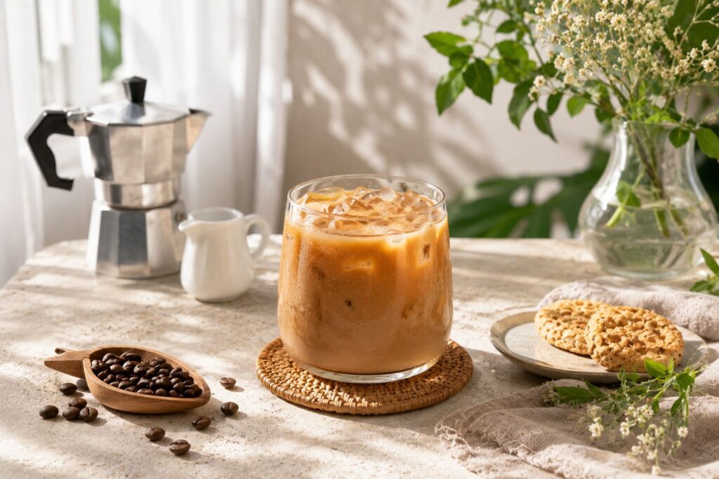 công thức pha cà phê sữa ngon