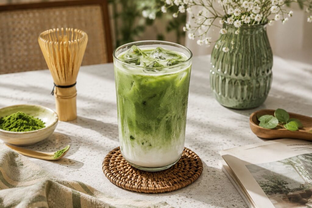 cách pha chế matcha latte
