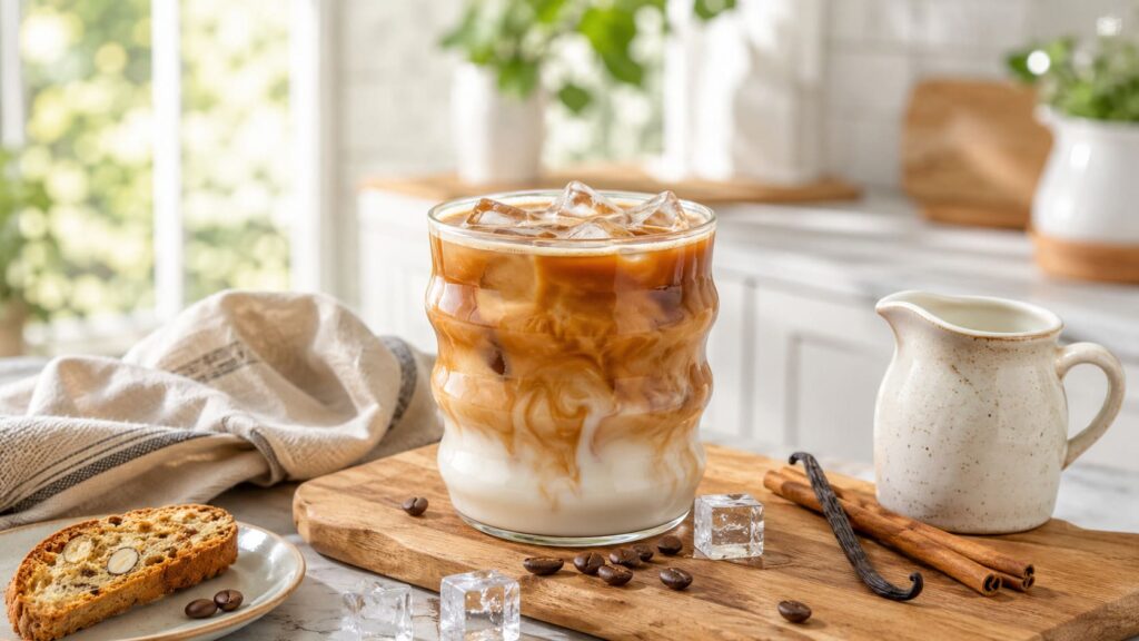 pha cà phê sữa tươi